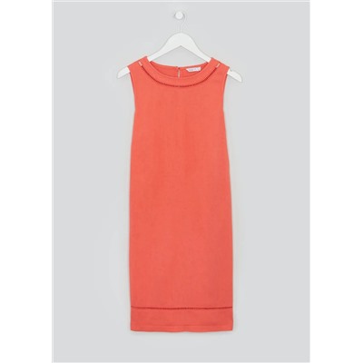 Sleeveless Linen Shift Dress