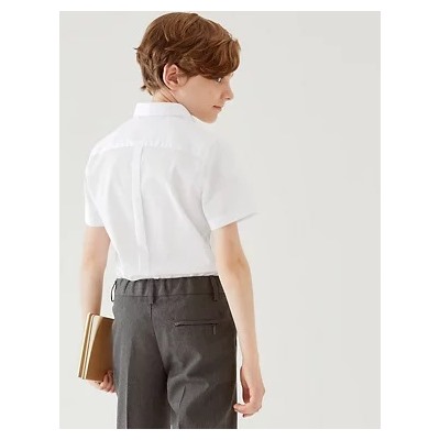 Boys' 2pk Slim Fit Stretch School Shirts (2-18 Yrs)