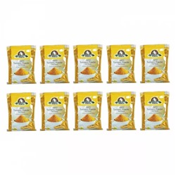 Набор молотой Куркумы (10 x 200 г), Organic Turmeric Powder Set, произв. Health Fields