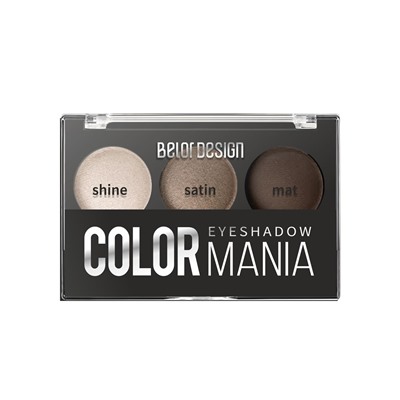 BELOR DESIGN Тени для век "Smart girl" COLOR MANIA 034 тон
