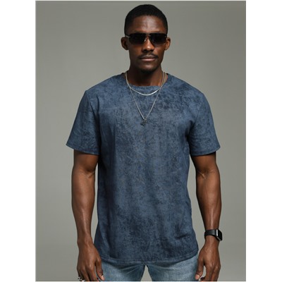 Футболка "Винтаж" синий  Мужская