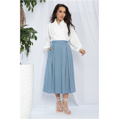 Юбка Городская среда (голубой джинс) Ю13079-16М