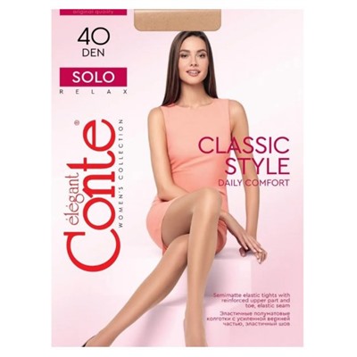 Колготки классические, Conte, Solo 40 оптом