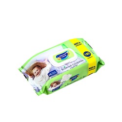 Влажные салфетки детские 0+ «СОЛНЦЕ И ЛУНА» с отваром лаванды, 180 шт.