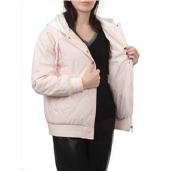 H24-90 PINK Куртка бомбер демисезонная женская (100 гр. синтепон)