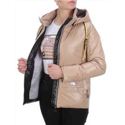 8260 BEIGE Куртка демисезонная женская BAOFANI (100 гр. синтепон)