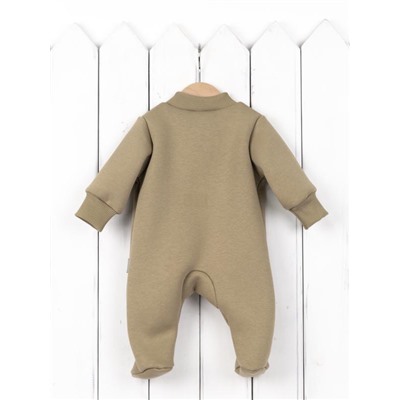 Комбинезон на стопе Baby Boom К381/2-Ф Ёжик светло-оливковый