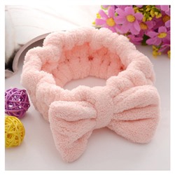 Заколка для волос с бантиком, коралловая повязка на голову для умывания, ободок, коралловый аксессуар для волос, оптовые продажи, в корейском стиле