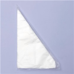 Кондитерский мешок одноразовый, 100 шт., 27×17 см, размер S, прозрачный