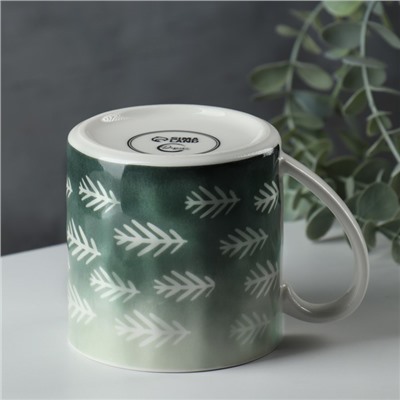 Кружка керамическая новогодняя Forest, 350 мл