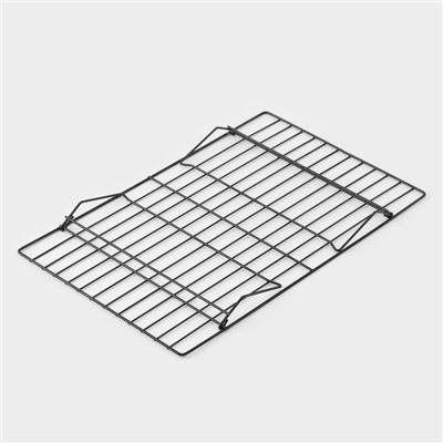 Решётка для глазирования и остывания выпечки 3-х ярусная KONFINETTA, 40,5×25 см, цвет чёрный