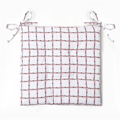 Подушка Этель "Flower Cage" 40х40 см, 100% хл, рогожка 186 г/м2