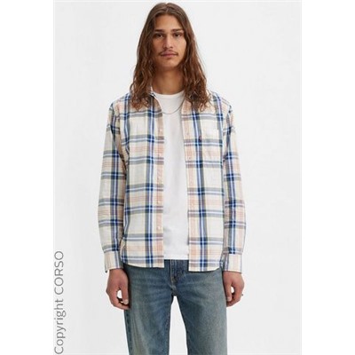 Lv Hemd Sunset 1 Pocket Standard Mu