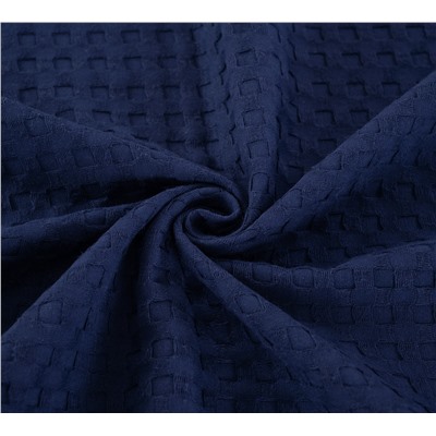 Вафельное полотно ГК / Темно-синий