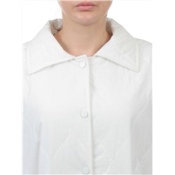 H24-213 WHITE Куртка демисезонная женская (100 гр. синтепон)