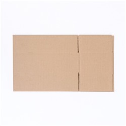 Коробка складная, бурая, для упаковки, хранения и переезда, 31.5×16×10 см