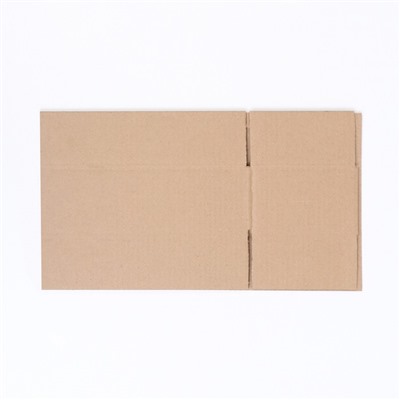 Коробка складная, бурая, для упаковки, хранения и переезда, 31.5×16×10 см