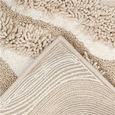 Коврик для ванной Sands бежевого цвета из коллекции Ethnic