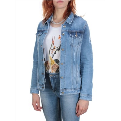 TB105 BLUE Куртка джинсовая женская (95% хлопок, 5% стрейч)