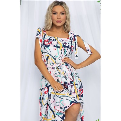 Платье Улыбка (белое) П12915-19М