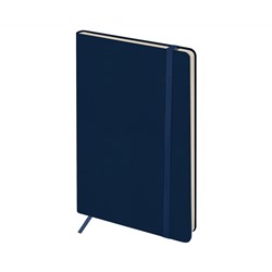 Записная книжка А5 96л. ЛАЙТ, кожзам, Greenwich Line "Classic. Dark blue", с резинкой, блок без линовки