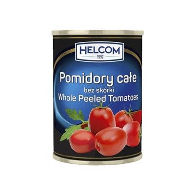 Томаты целые очищенные в с/с HELCOM 425 мл ж/б