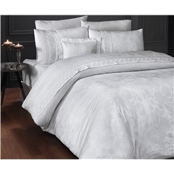 Сатиновое Постельное белье Евро 2 сп. V.I.P Moonlıght SATIN First Choice
