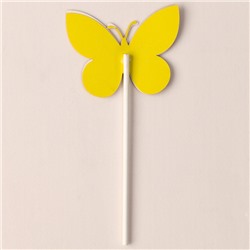 Топпер для торта «Бабочки», набор 5 шт., красный