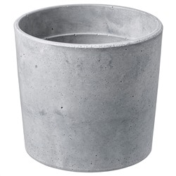 BOYSENBÄR, Übertopf, drinnen/draußen hellgrau,, 12 cm