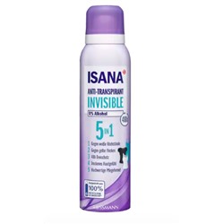 ISANA Deodorant spray Clear и Fresh ISANA Дезодорант Спрей Чистота и Свежесть без следов на одежде 150 г