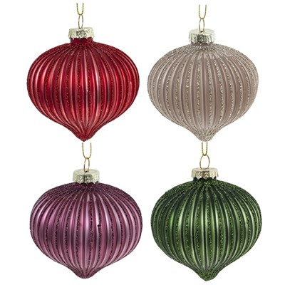 GAEM Набор из 12шт Украшение новогоднее "Шар", D 8 см, L35 W25 H8,5 см