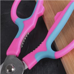 Ножницы кухонные для мяса и рыбы Доляна «Краски», 20 см, МИКС