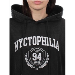 T312 BLACK Худи женское (90% хлопок, 10% полиэстер)