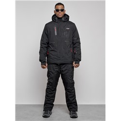 Горнолыжный костюм мужской зимний черного цвета 6306Ch