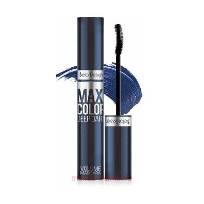 BelorDesign Тушь для ресниц объемная Maxi Color синяя /564/