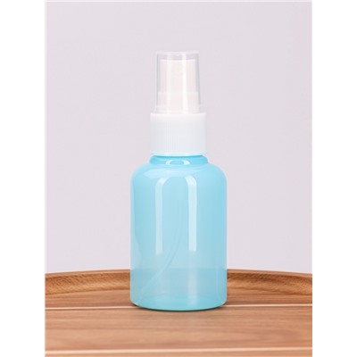 Бутылочка для хранения, с распылителем, 50 мл, голубая