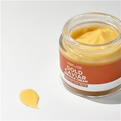 Lebelage Антивозрастной ампульный крем с экстрактом икры / Ampoule Cream Gold Caviar, 70 мл