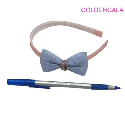 Ободок для волос детский с бантом ОБ 20А модель 2