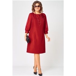 Платье EVA GRANT 7310D красный