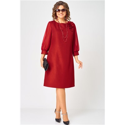 Платье EVA GRANT 7310D красный