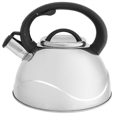 Чайник со свистком 3 л из нержавеющей стали, капсулированное дно WEBBER BE-0524