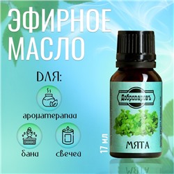 Эфирное масло «Мята», флакон-капельница, 17 мл «Добропаровъ»