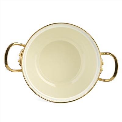 КАСТРЮЛЯ ЭМАЛИРОВАННАЯ AGNESS СО СТЕКЛЯННОЙ КРЫШКОЙ СЕРИЯ "CELEBRATION", 2.8 Л, 20*12 СМ