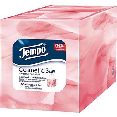 Tempo Cosmetic Kosmetiktucher Косметические салфетки трехслойные 60 шт.