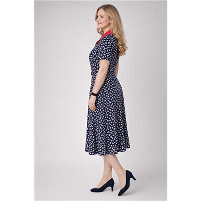 Женское платье 39065 / темно-синий