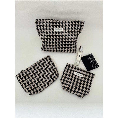 Retro handheld travel bag, capacious liner, cosmetic bag, organizer bag to go out