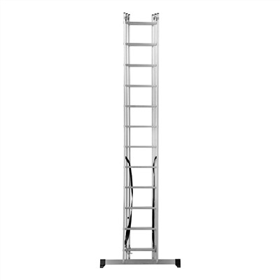 Лестница, 3 х 12 ступеней, алюминиевая, трехсекционная, Сибртех