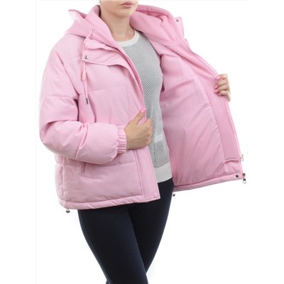 H24-088 PINK Куртка демисезонная женская (120 гр. холлофайбер)