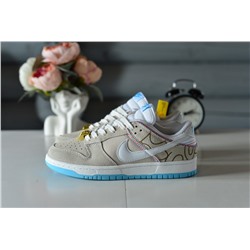 Премиальные Nike Dunk Low SE Barber из прочной замши