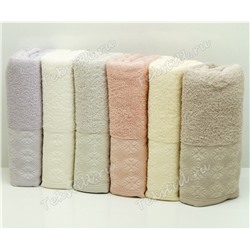 Махровые Лицевые Полотенца 50x90 см. 6 шт/уп. ERA 722 - Soft Kiss